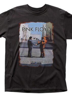 Pink Floyd Wish You Were Here T-Shirt – Men’s Rock Music Classic Band Tee Black
